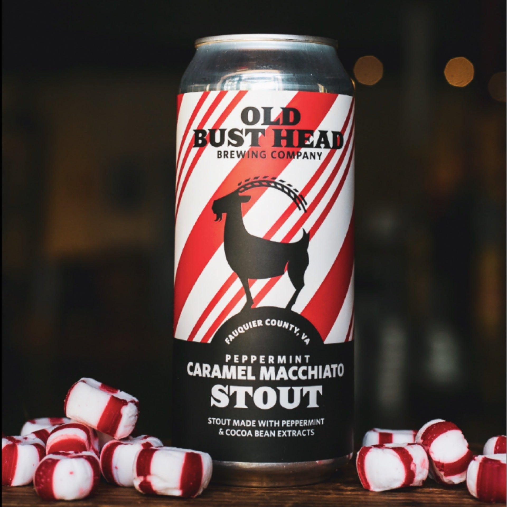 Old Bust Head Peppermint Caramel Macchiato Stout Leesburg Gourmet