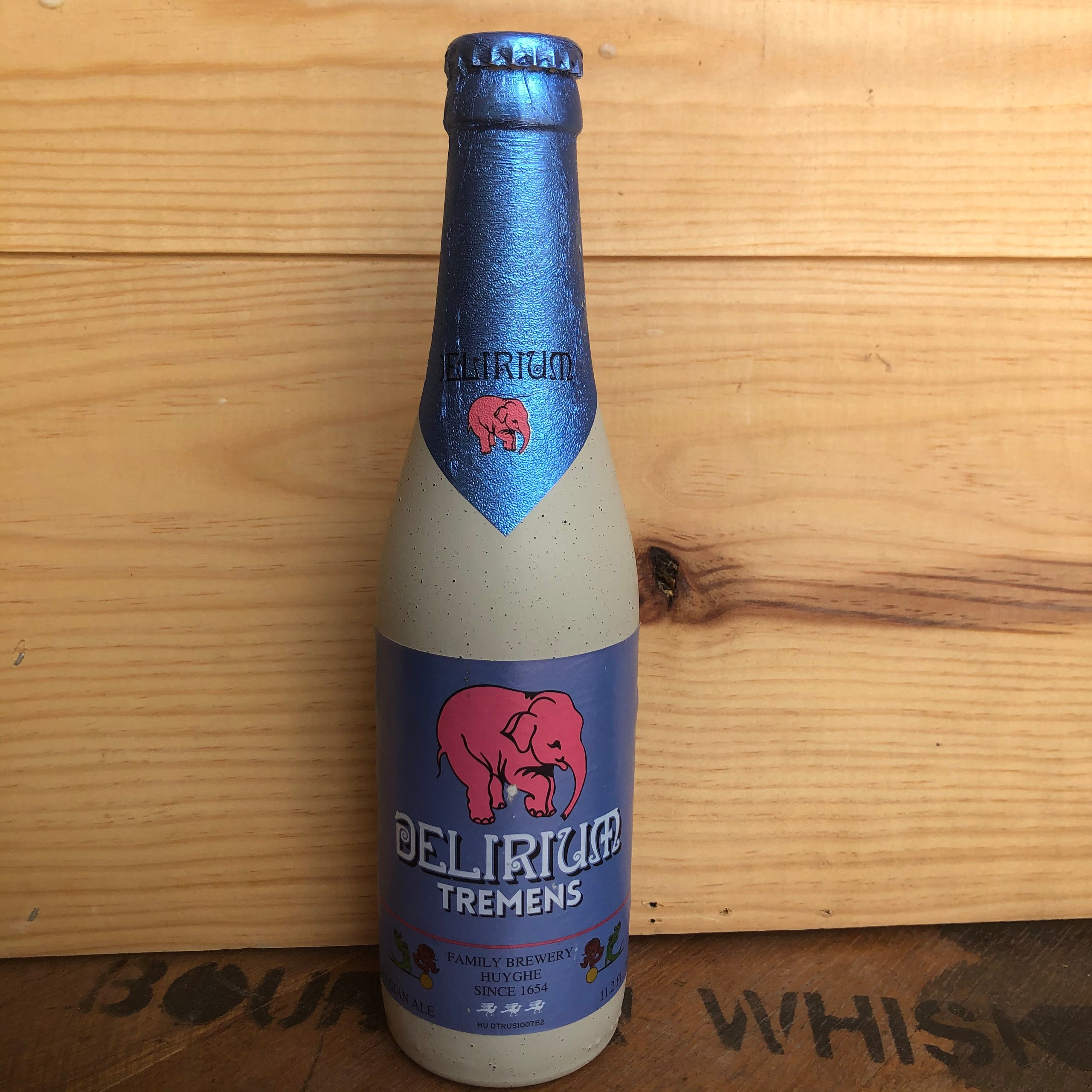 Delirium Tremens Belgian Ale, bottle Leesburg Gourmet
