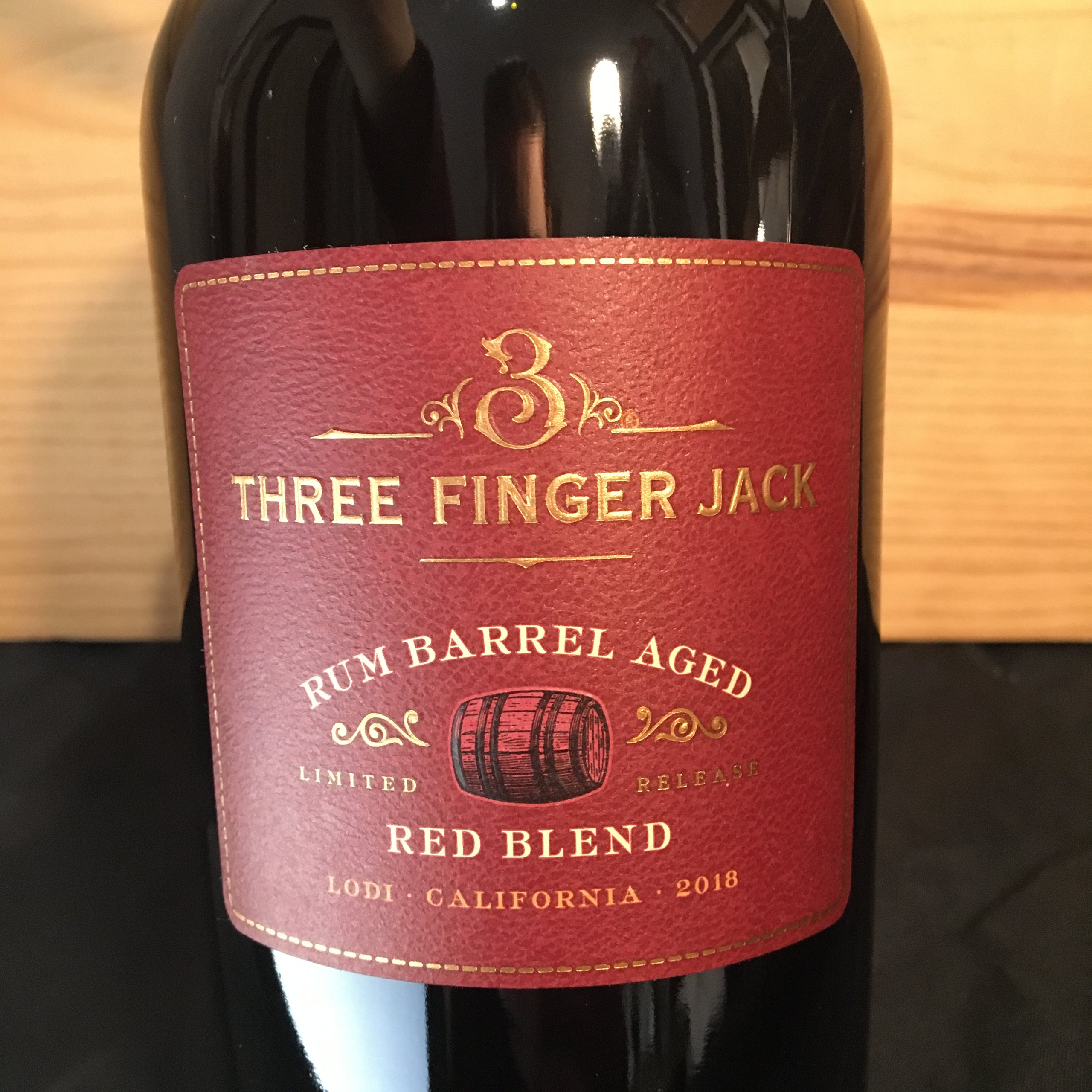 2020 Three Finger Jack Rum Barrel Aged Red Blend
